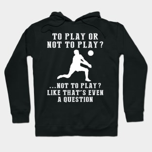 Spiking with Laughter - A Playful Volleyball Tee! Hoodie